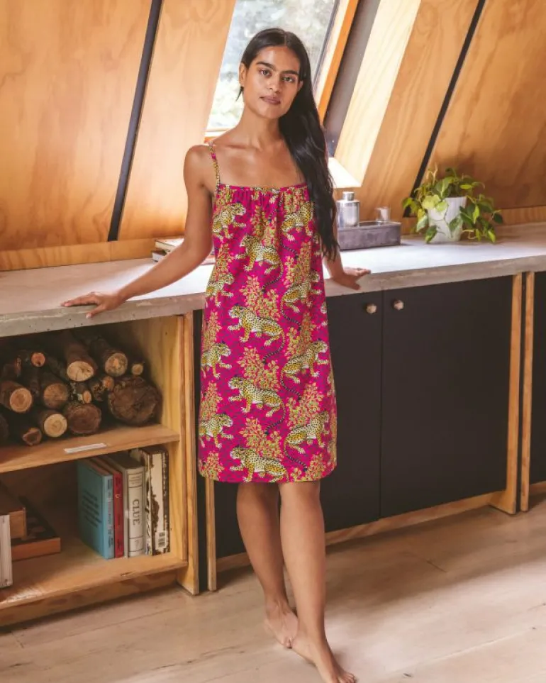 Nightgowns<Printfresh Bagheera - Cami Nightgown - Hot Pink HotPink
