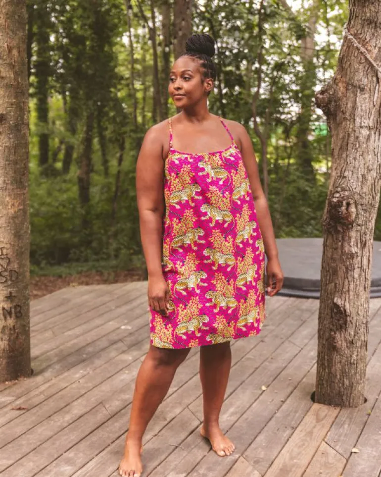 Nightgowns<Printfresh Bagheera - Cami Nightgown - Hot Pink HotPink
