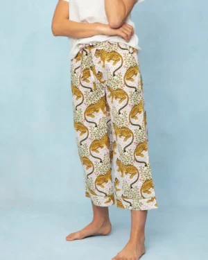 Pajama Bottoms<Printfresh Bagheera - Cropped PJ Pants - Blush