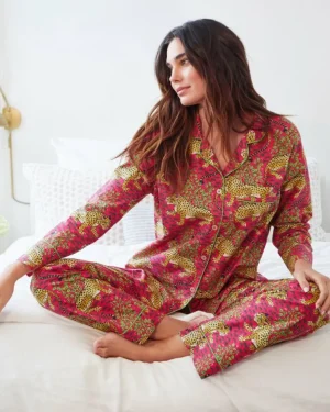 Pajama Sets<Printfresh Bagheera - Long PJ Set - Hot Pink HotPink