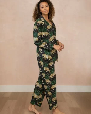 Petite | Pajama Sets<Printfresh Bagheera - Petite Long PJ Set - Ink