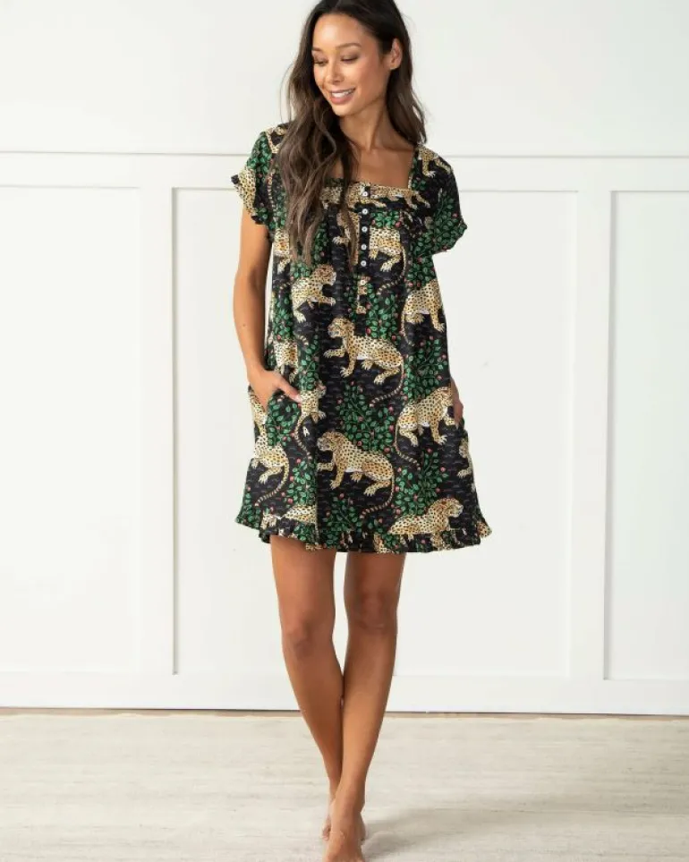 Nightgowns<Printfresh Bagheera - Pintuck Nightgown - Ink