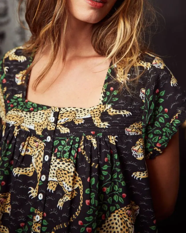 Nightgowns<Printfresh Bagheera - Pintuck Nightgown - Ink