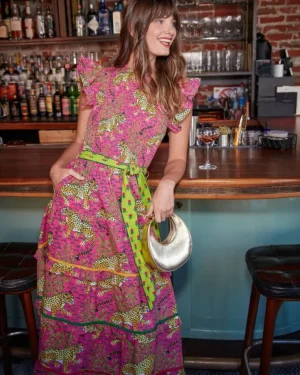 Dresses<Printfresh Bagheera - Ready to Ruffle Dress - Hot Pink HotPink