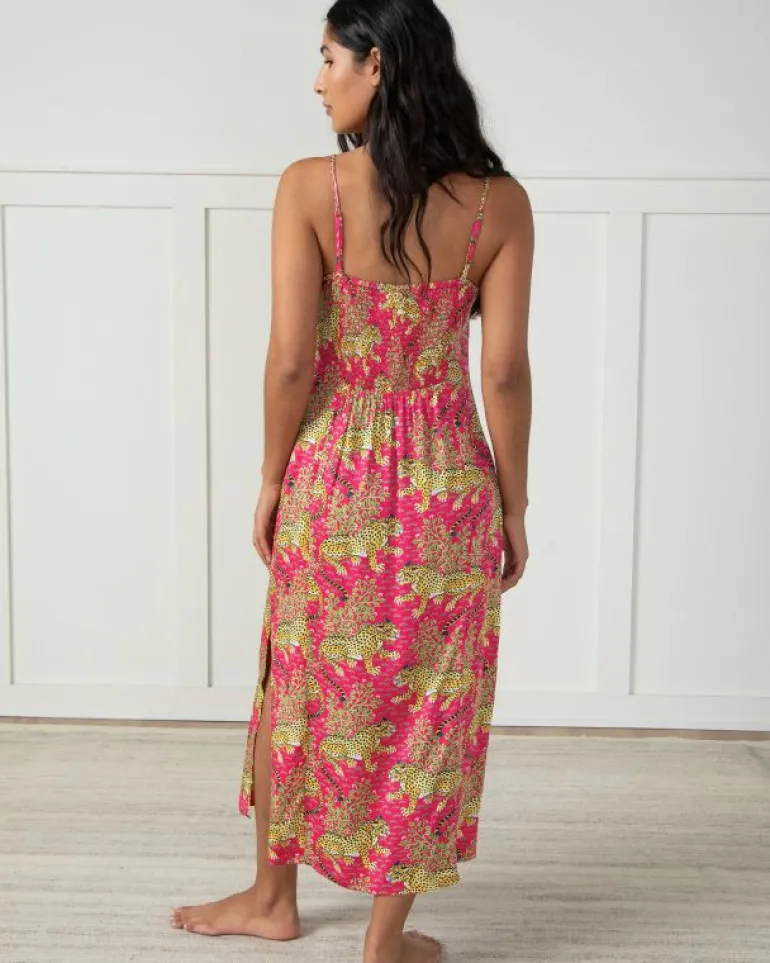 Bagheera | Luxe Satin<Printfresh Bagheera - Satin Chic to Sleep Nightie - Hot Pink HotPink
