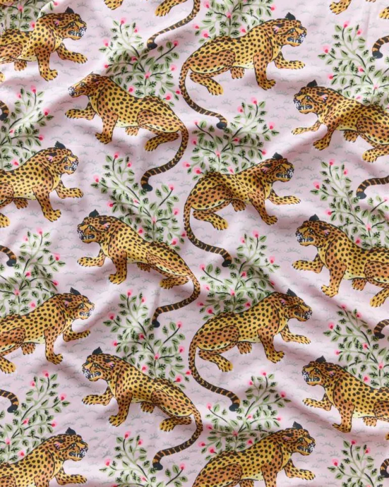 Bagheera | Luxe Satin<Printfresh Bagheera - Satin Jaipur Jumpsuit - Blush
