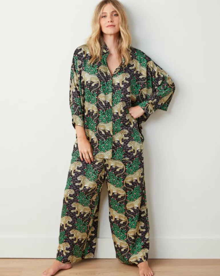 Bagheera | Luxe Satin<Printfresh Bagheera - Satin Stevie Set - Ink