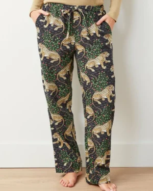 Tall | Pajama Bottoms<Printfresh Bagheera - Tall Lightweight Flannel PJ Pant - Ink