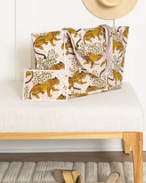 Bags & Totes<Printfresh Bagheera - Weekend Bag with Pouch - Blush