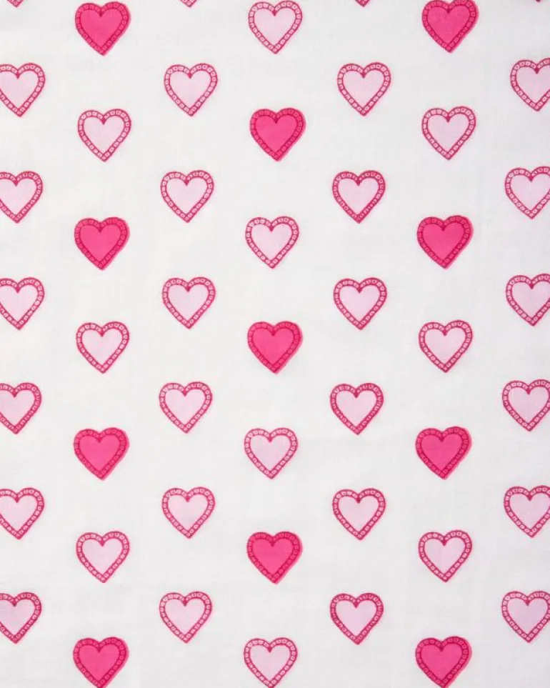 Bundles<Printfresh Candy Hearts u0026 Vintage Valentine - Ruffle Shorts - Pale Pink/Mailbox Pink