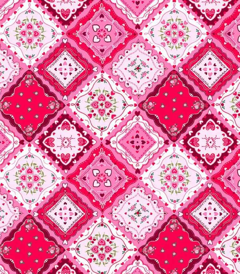 Bundles<Printfresh Candy Hearts u0026 Vintage Valentine - Ruffle Shorts - Pale Pink/Mailbox Pink