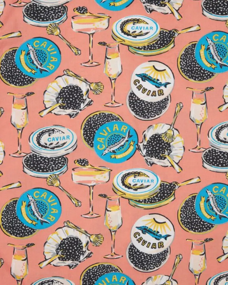 Pajama Sets<Printfresh Champagne u0026 Caviar - Long PJ Set - Salmon