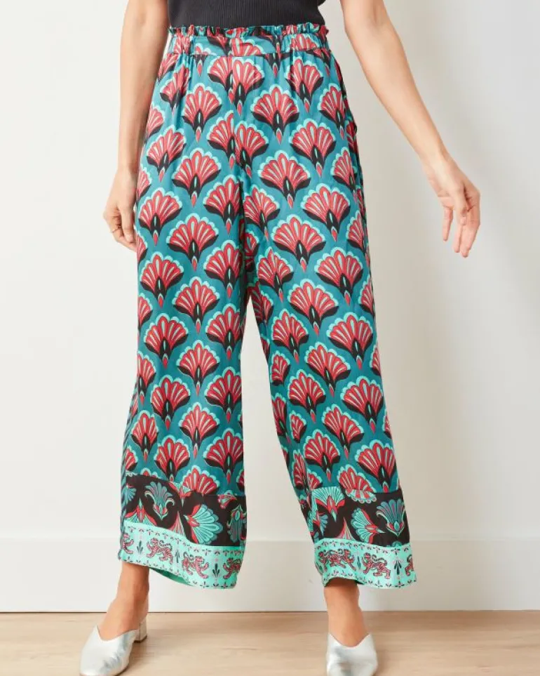 Petite<Printfresh Cocktail Hour - Petite Fancy Pant - Gatsby Green