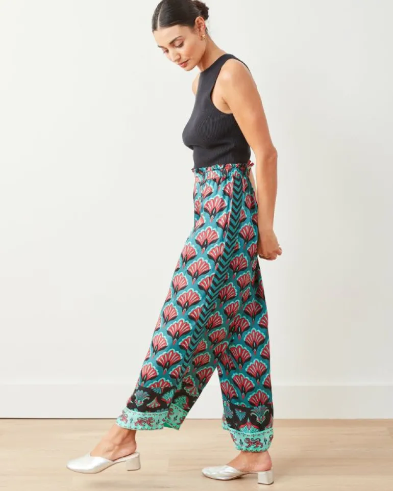 Petite<Printfresh Cocktail Hour - Petite Fancy Pant - Gatsby Green