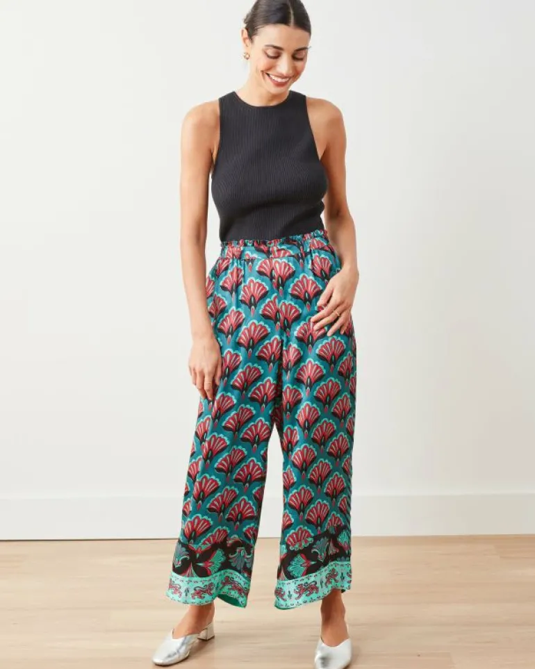Petite<Printfresh Cocktail Hour - Petite Fancy Pant - Gatsby Green