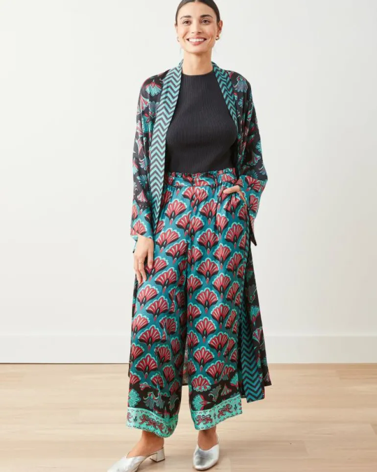 Petite<Printfresh Cocktail Hour - Petite Fancy Pant - Gatsby Green