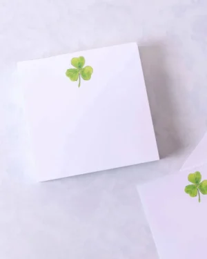 Friends Of Pf<Printfresh Green - Shamrock Chubbie Notepad 200 Sheets Included - Donovan Designs