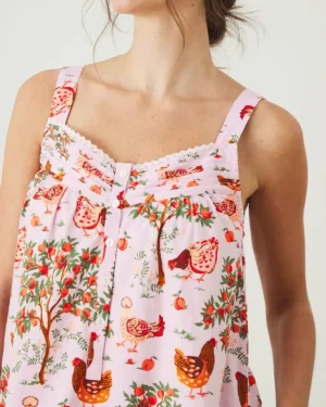 Nightgowns<Printfresh Hen House - Back To Bed Nightgown - Ballet Pink BalletPink