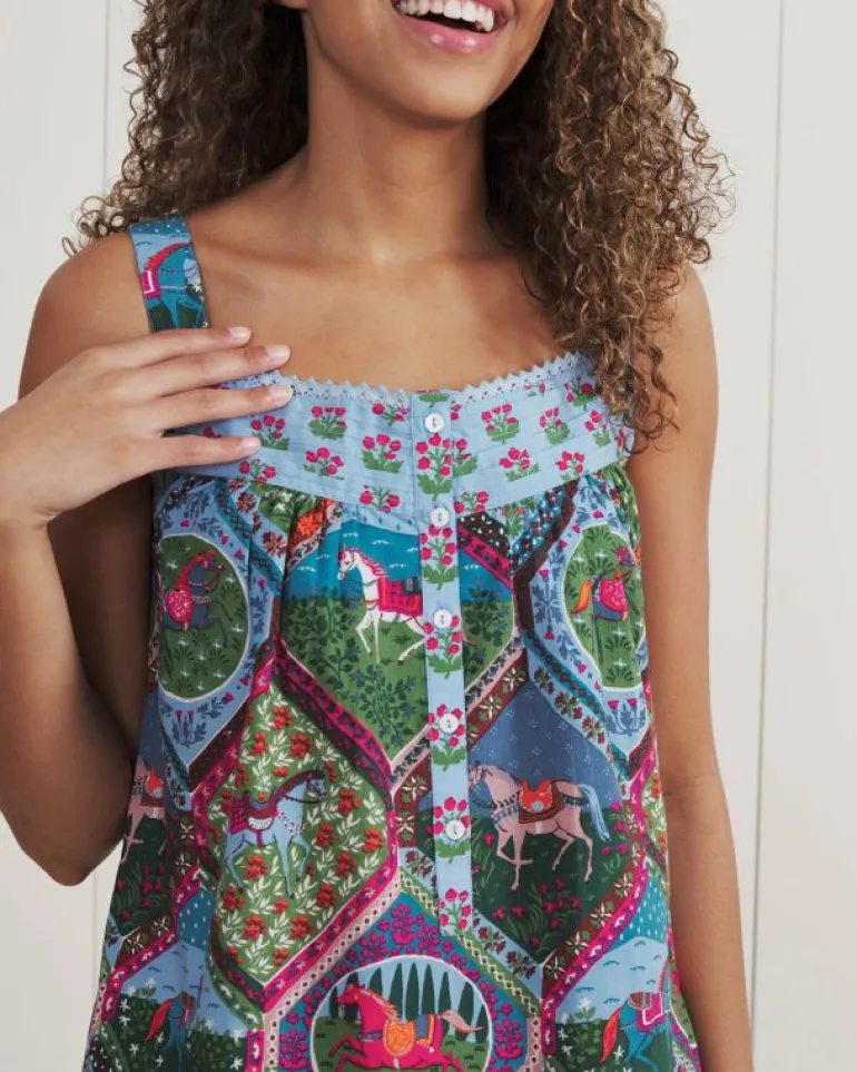 Nightgowns<Printfresh High Horse - Back to Bed Nightgown - Blush Denim BlushDenim