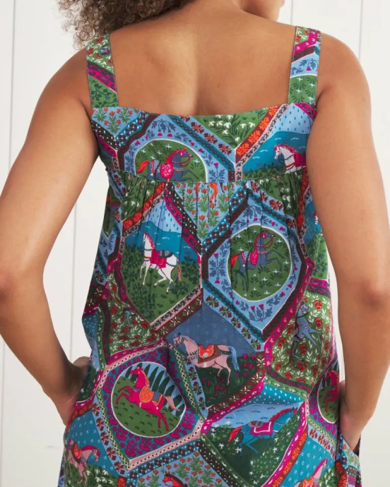 Nightgowns<Printfresh High Horse - Back to Bed Nightgown - Blush Denim BlushDenim