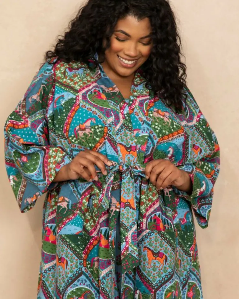 Robes<Printfresh High Horse - Robe - Blush Denim BlushDenim