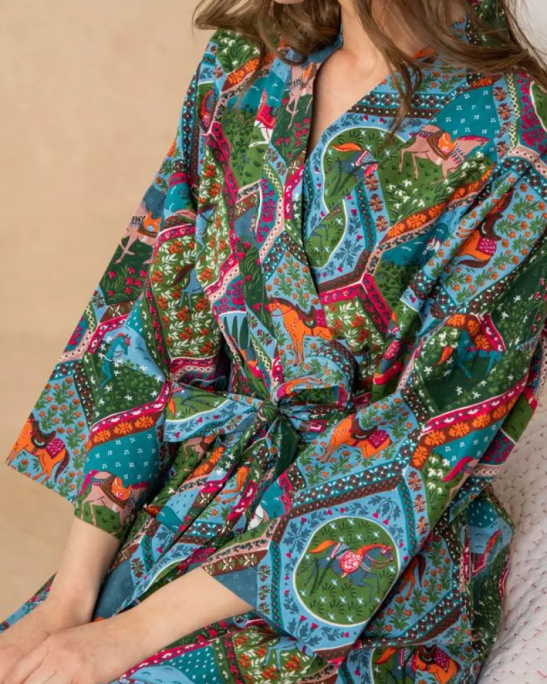 Robes<Printfresh High Horse - Robe - Blush Denim BlushDenim
