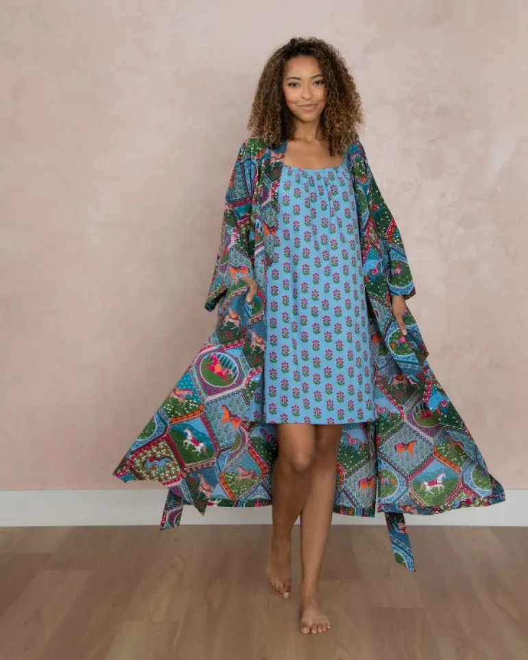 Robes<Printfresh High Horse - Robe - Blush Denim BlushDenim