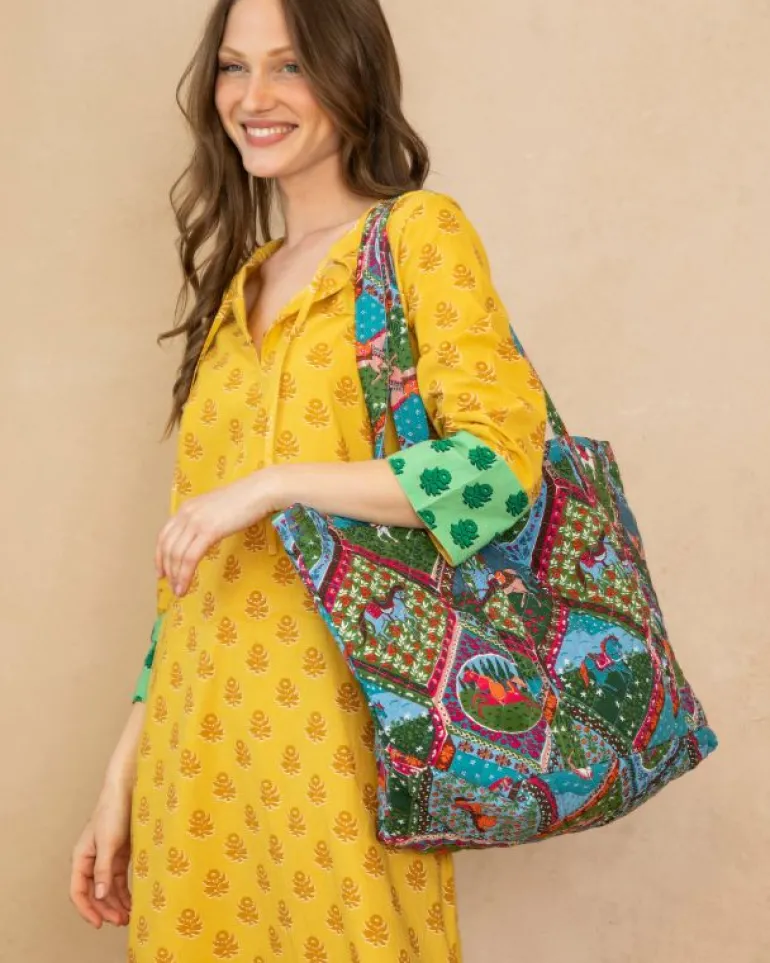Bags & Totes<Printfresh High Horse - Weekend Bag with Pouch -Blush Denim BlushDenim