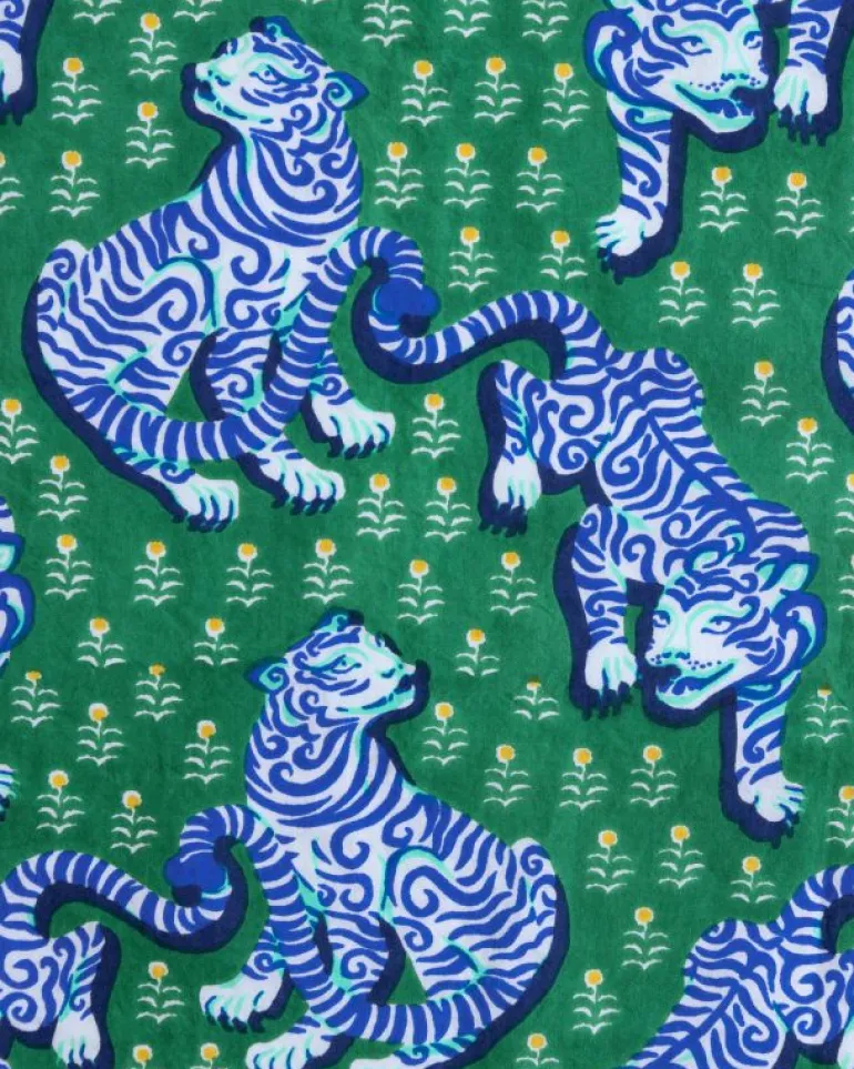 Pajama Bottoms<Printfresh Tiger Queen - PJ Pants - Jade